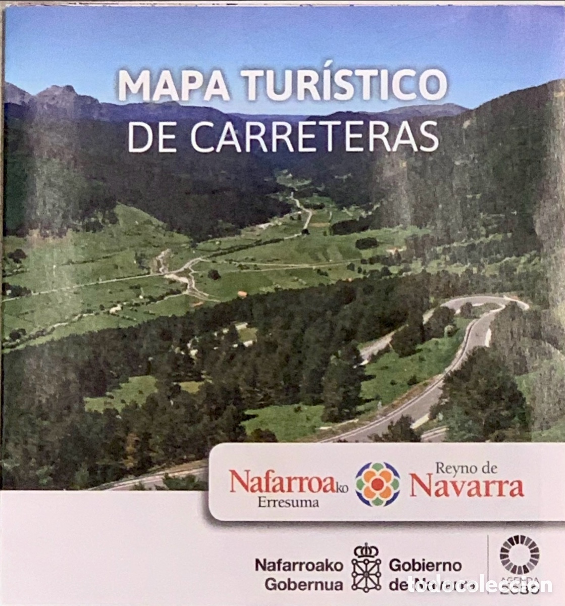 Mapas contempor&aacute;neos: Mapa. Mapa Tur&iacute;stico de Carreteras. Navarra. 2019. - Foto 1