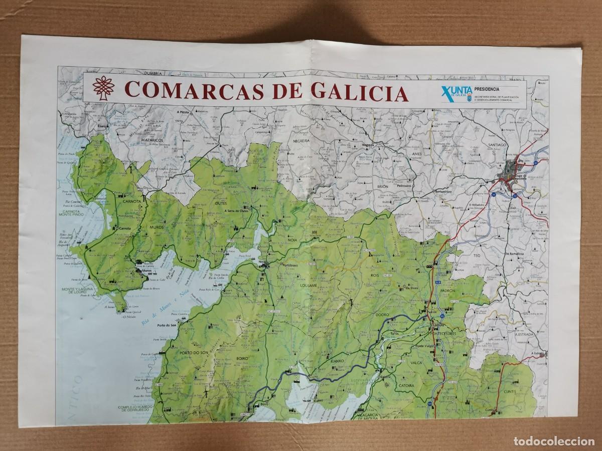 Mapas contempor&aacute;neos: MAPA. COMARCAS DE GALICIA. RIAS BAIXAS DEL NORTE. - Foto 1