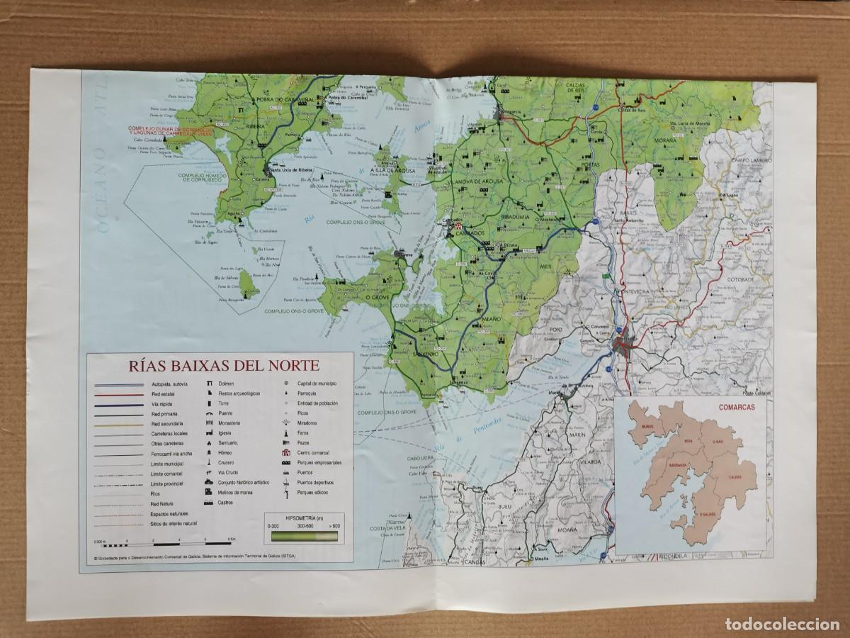 Mapas contempor&aacute;neos: MAPA. COMARCAS DE GALICIA. RIAS BAIXAS DEL NORTE. - Foto 2