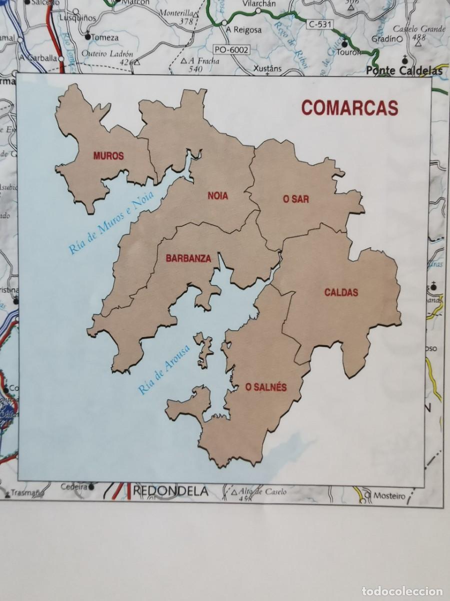 Mapas contempor&aacute;neos: MAPA. COMARCAS DE GALICIA. RIAS BAIXAS DEL NORTE. - Foto 4