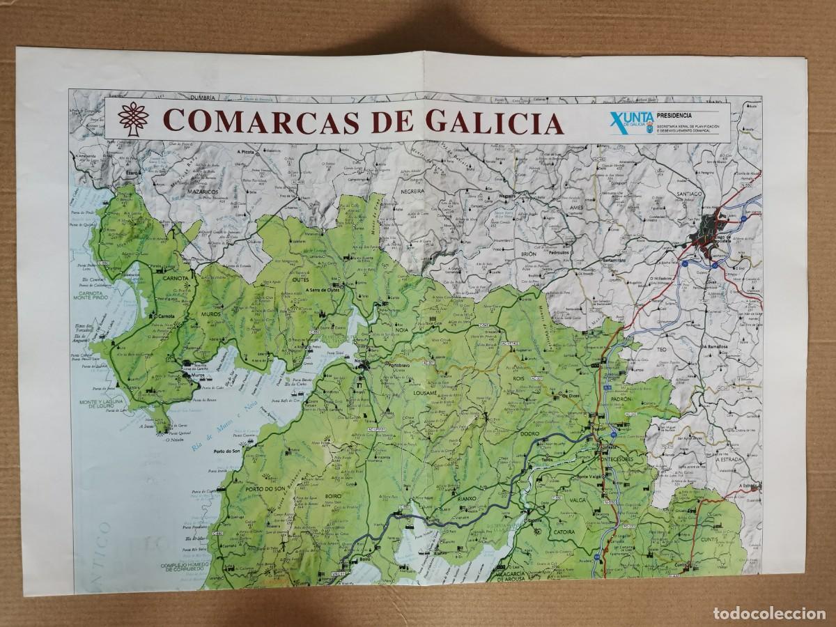 Mapas contempor&aacute;neos: MAPA. COMARCAS DE GALICIA. RIAS BAIXAS DEL NORTE. - Foto 1