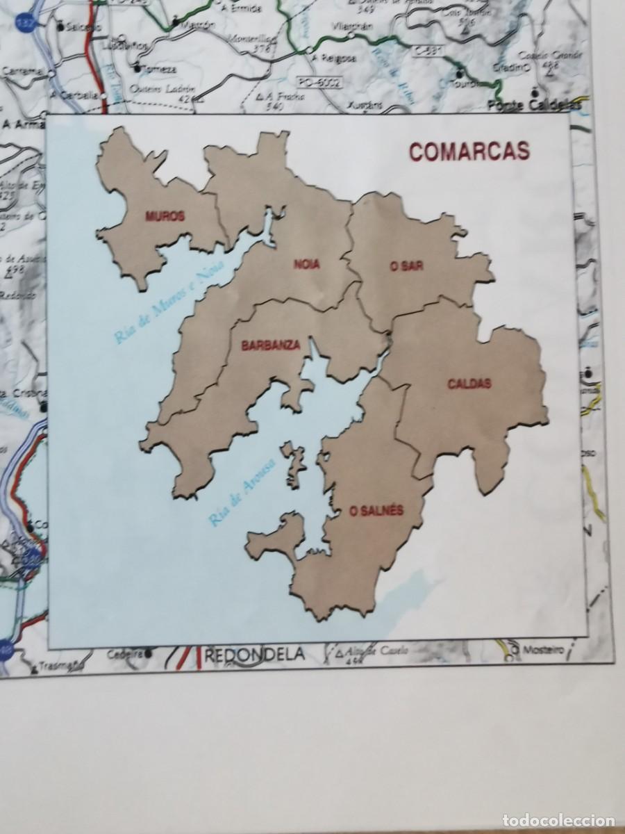 Mapas contempor&aacute;neos: MAPA. COMARCAS DE GALICIA. RIAS BAIXAS DEL NORTE. - Foto 4