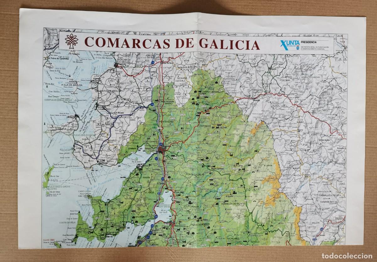 Mapas contempor&aacute;neos: MAPA. COMARCAS DE GALICIA. RIAS BAIXAS DEL SUR. - Foto 1