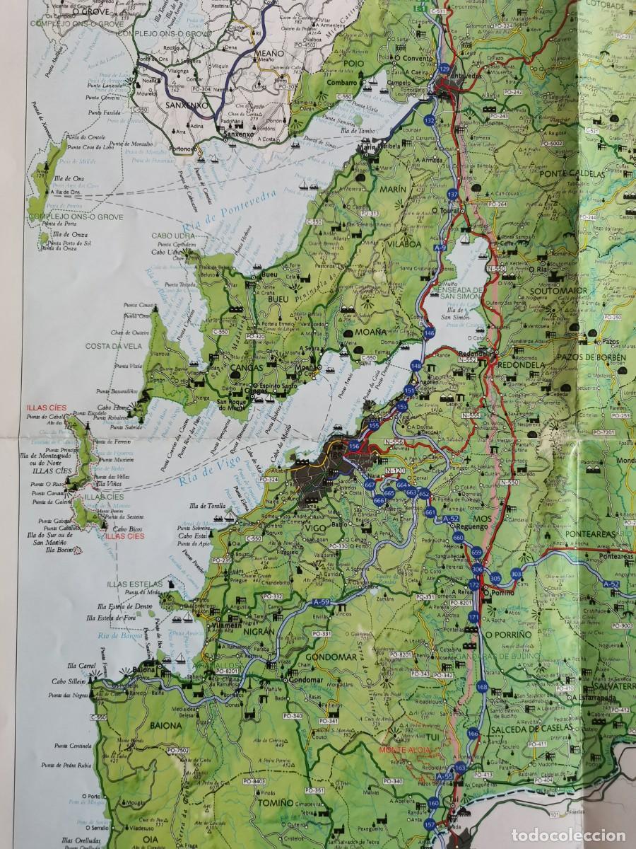 Mapas contempor&aacute;neos: MAPA. COMARCAS DE GALICIA. RIAS BAIXAS DEL SUR. - Foto 5