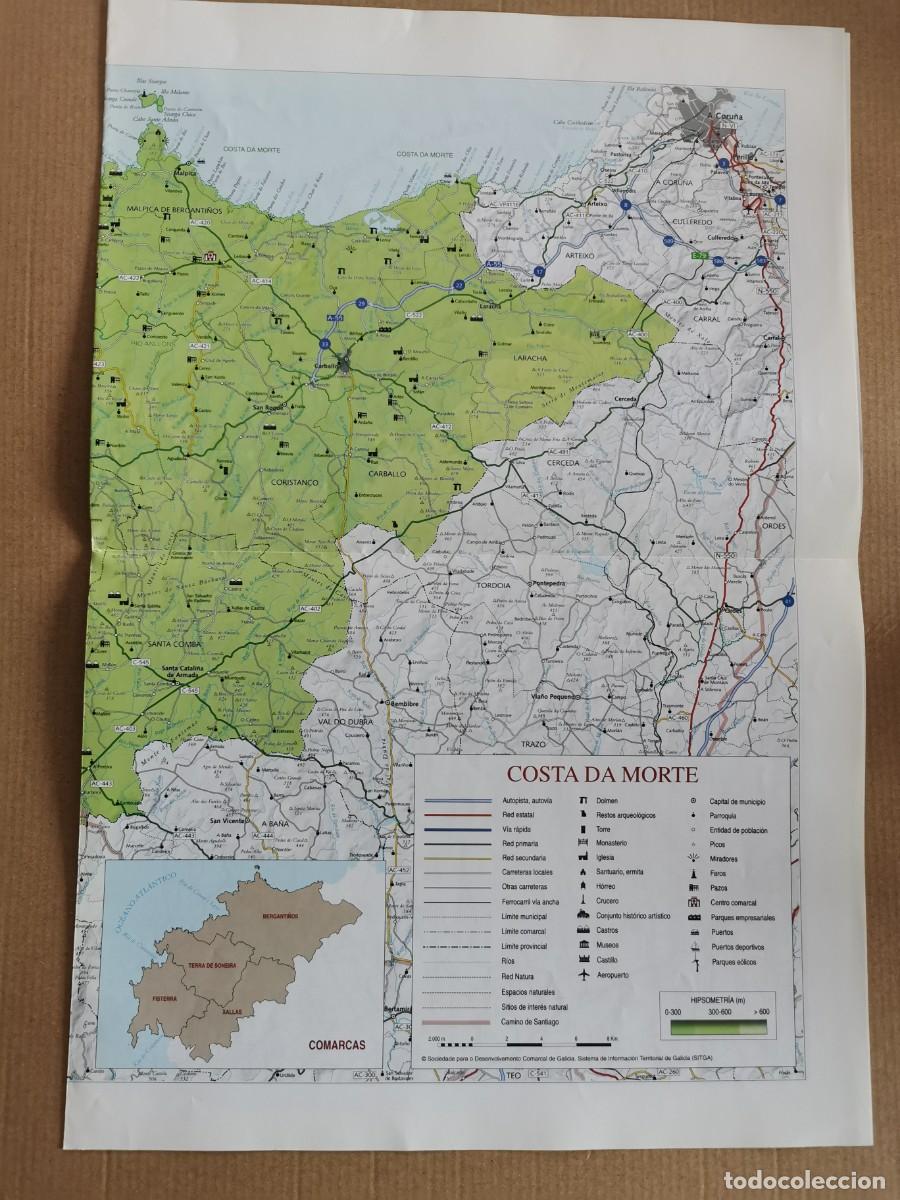 Mapas contempor&aacute;neos: MAPA. COMARCAS DE GALICIA. COSTA DA MORTE. - Foto 2