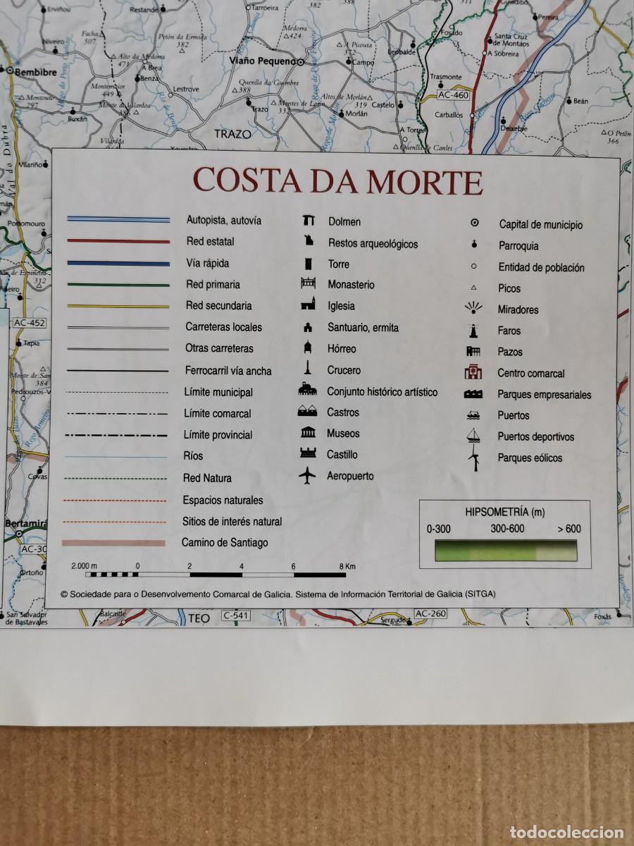 Mapas contempor&aacute;neos: MAPA. COMARCAS DE GALICIA. COSTA DA MORTE. - Foto 3