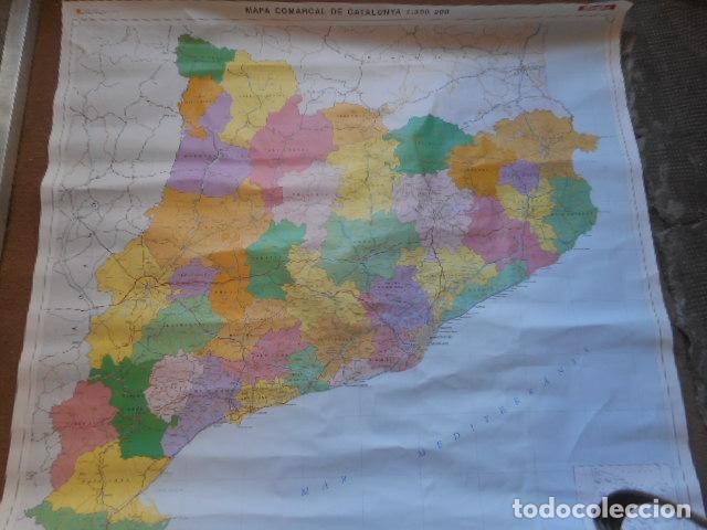 Mapas contempor&aacute;neos: BONITO MAPA. COMARCAL DE CATALUNYA. 95*97 - Foto 2