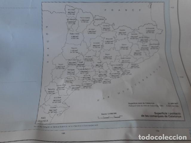 Mapas contempor&aacute;neos: BONITO MAPA. COMARCAL DE CATALUNYA. 95*97 - Foto 4