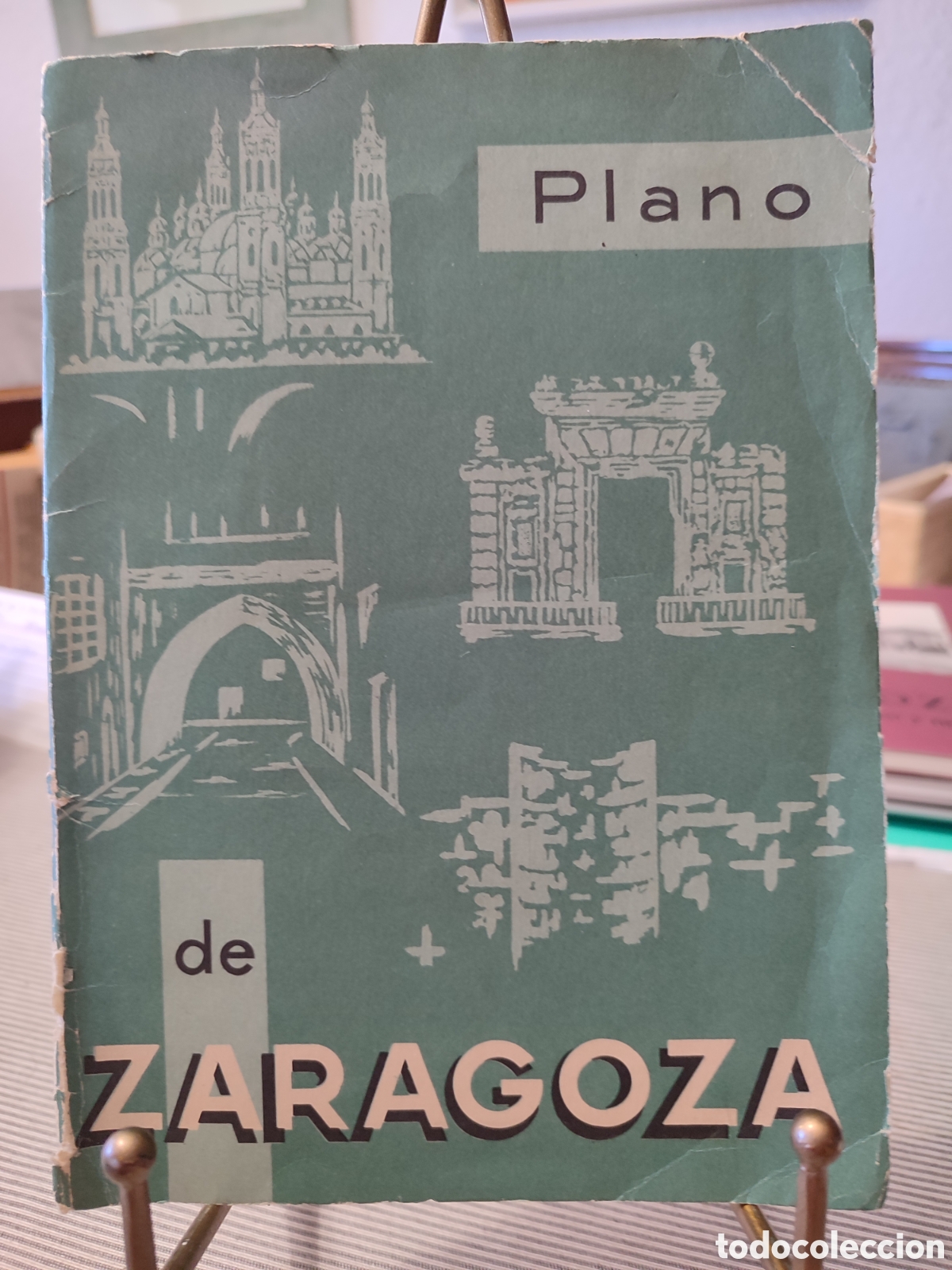 Mapas contempor&aacute;neos: PLANO DE ZARAGOZA 1958 - Foto 6