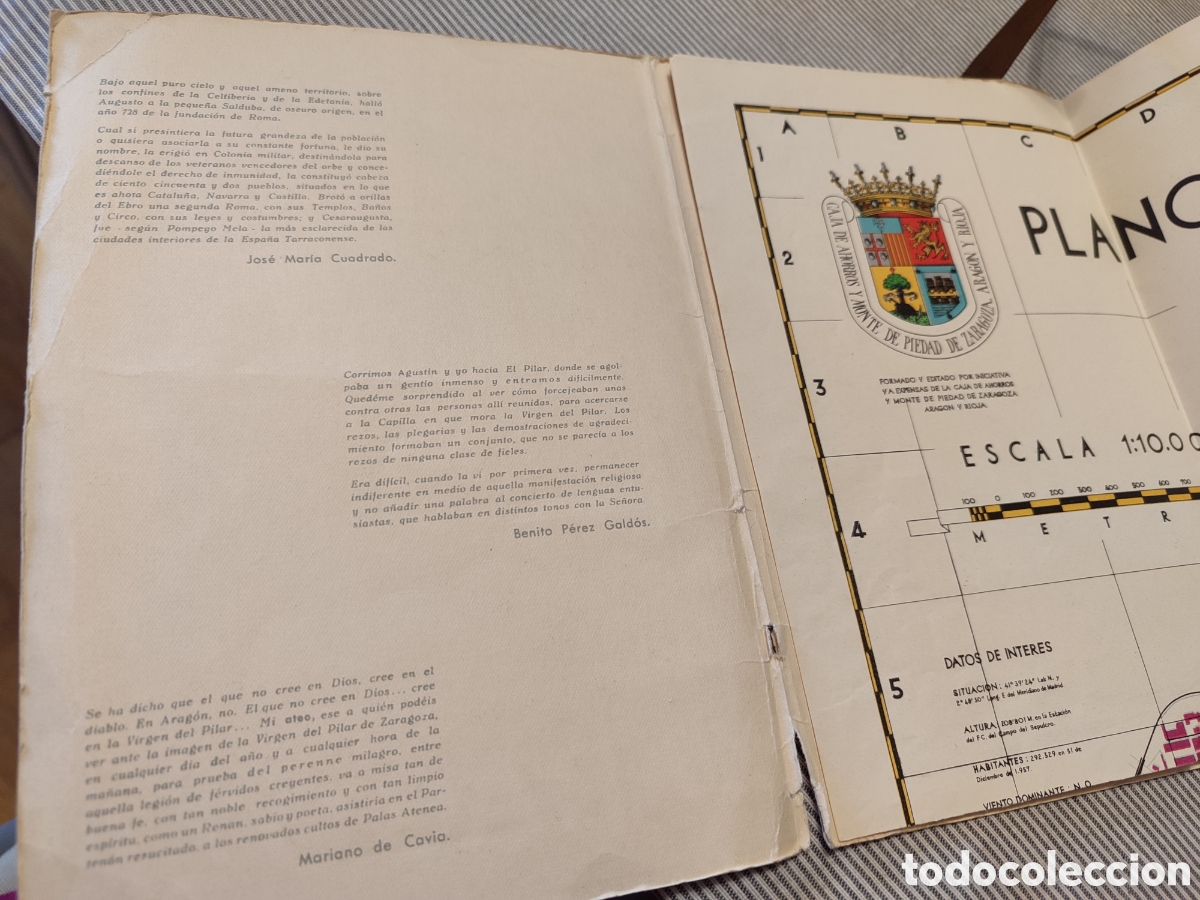 Mapas contempor&aacute;neos: PLANO DE ZARAGOZA 1958 - Foto 7