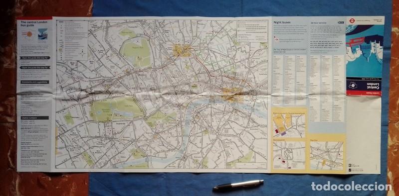 Mapas contempor&aacute;neos: mapa central london buses - Foto 1