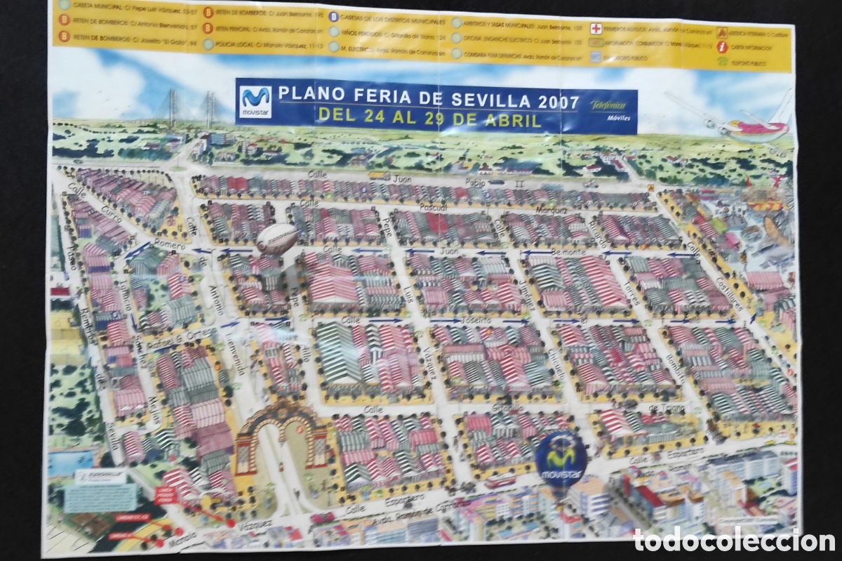 Mapas contempor&aacute;neos: Plano Feria de Sevilla 2007 - Foto 2
