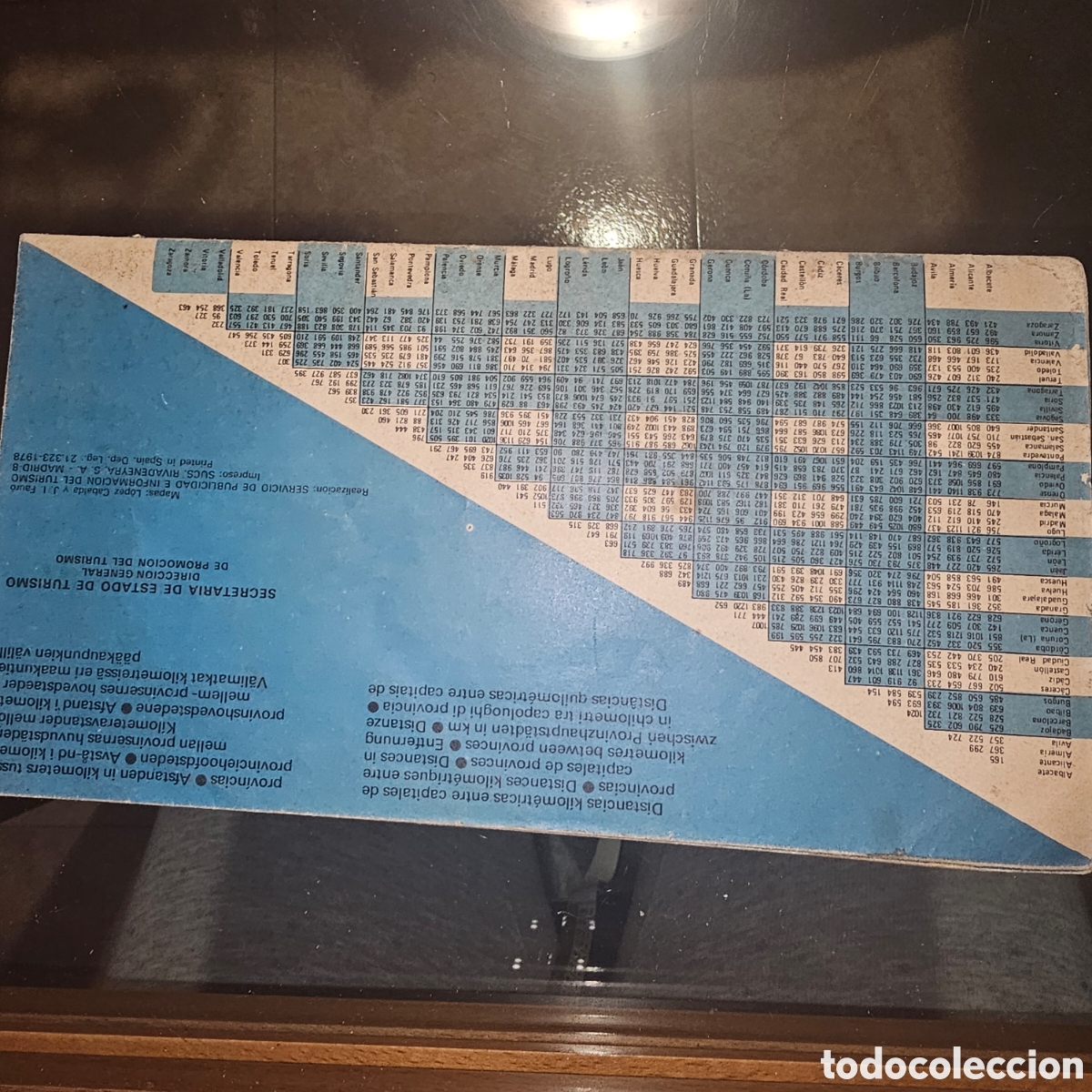 Mapas contempor&aacute;neos: ESPA&Ntilde;A,MAPA DE COMUNICACIONES 1978 - Foto 4