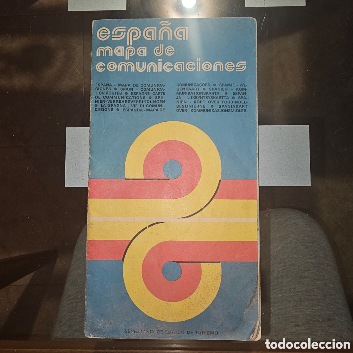 Mapas contempor&aacute;neos: ESPA&Ntilde;A,MAPA DE COMUNICACIONES 1978 - Foto 1