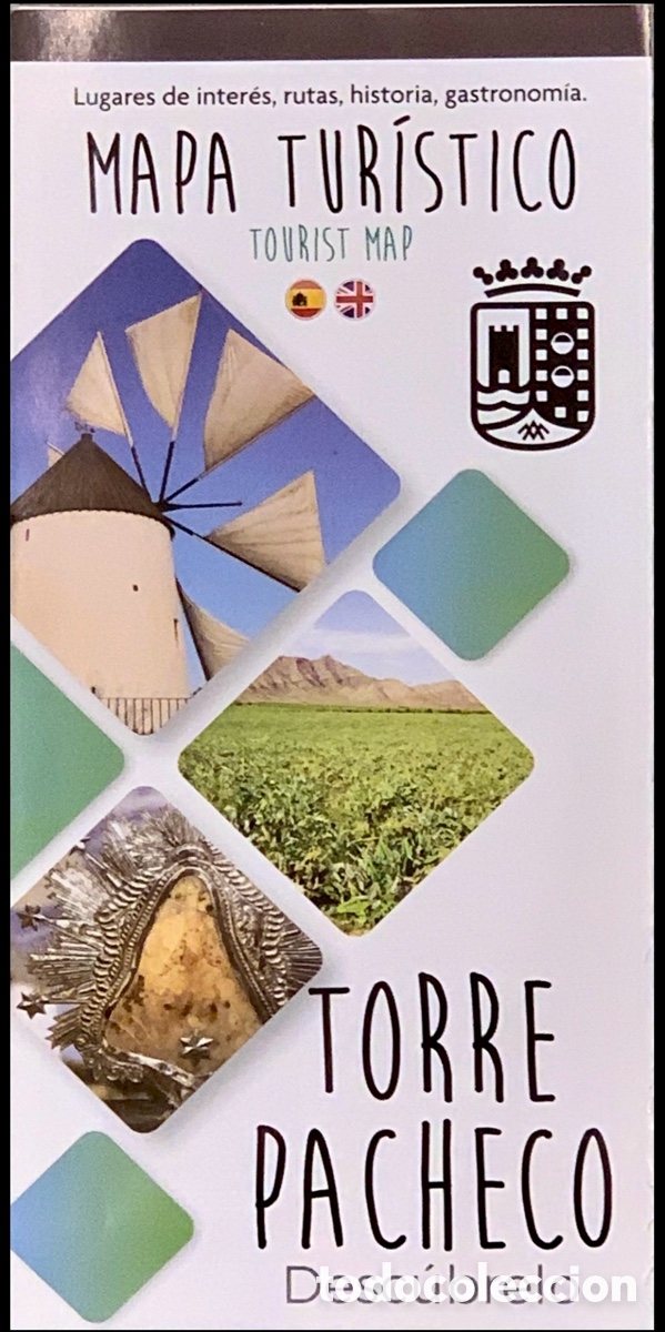 Mapas contempor&aacute;neos: Mapa. Mapa Tur&iacute;stico de Torre Pacheco. Murcia. 2018. - Foto 1