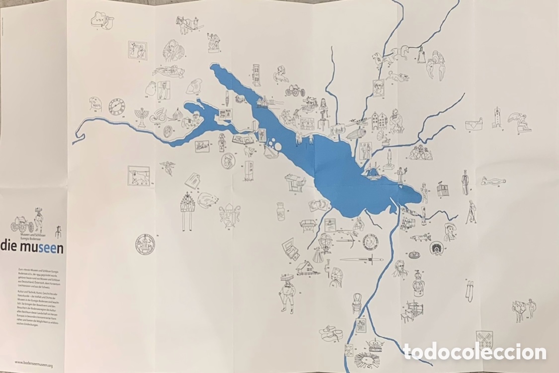 Mapas contempor&aacute;neos: Mapa. Museo Bodensee. Eschenz. Suiza. - Foto 2