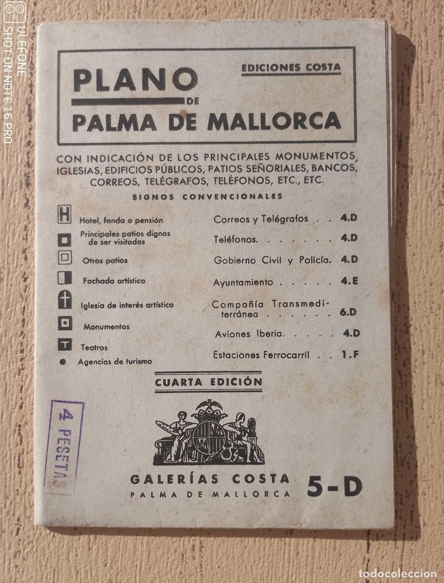 Mapas contempor&aacute;neos: Plano de Palma de Mallorca, Ediciones Costa, Cuarta Edici&oacute;n - Foto 1
