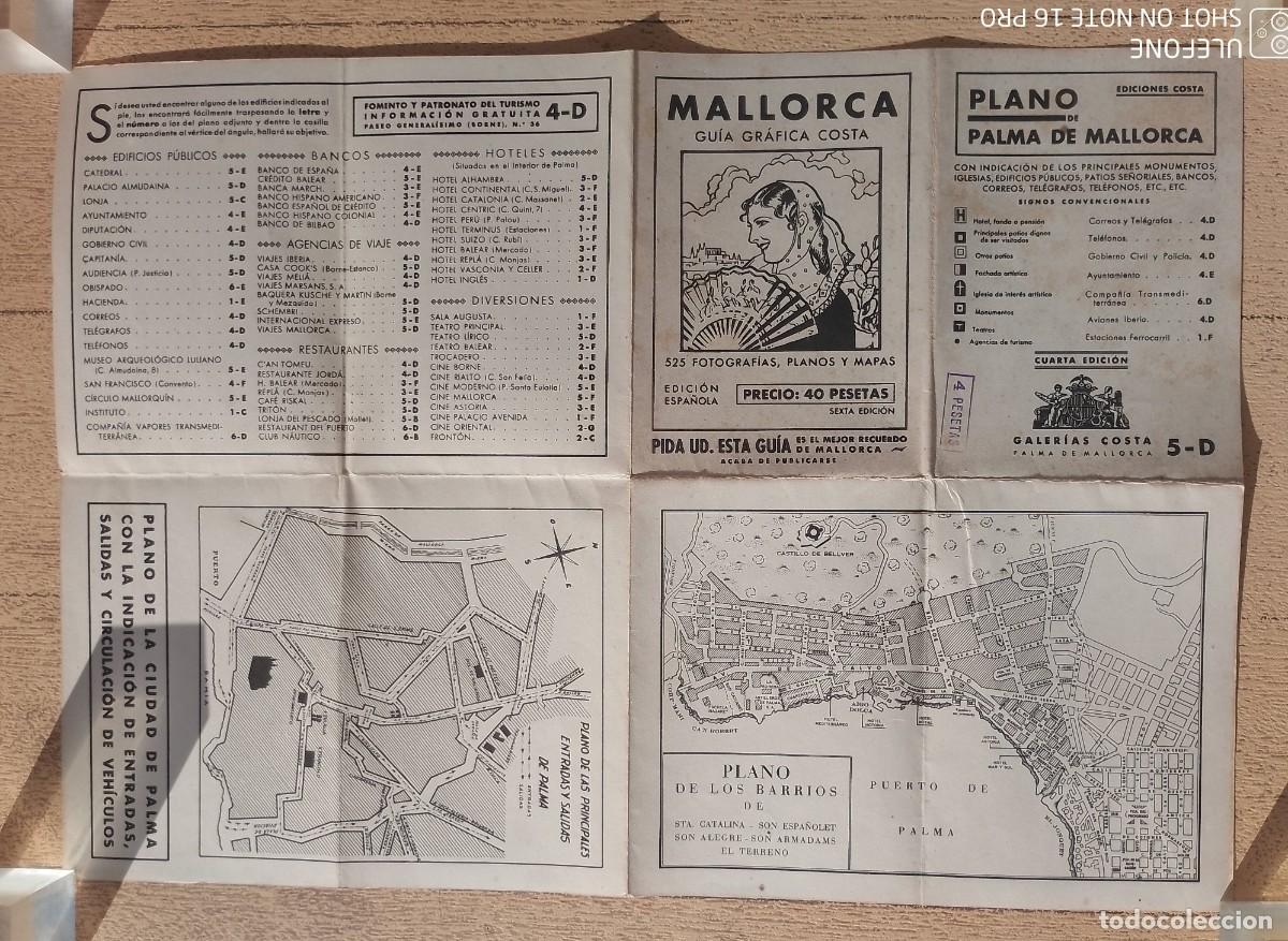 Mapas contempor&aacute;neos: Plano de Palma de Mallorca, Ediciones Costa, Cuarta Edici&oacute;n - Foto 7
