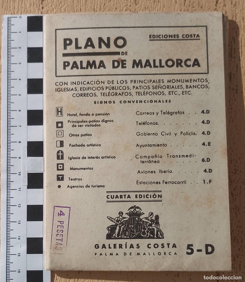 Mapas contempor&aacute;neos: Plano de Palma de Mallorca, Ediciones Costa, Cuarta Edici&oacute;n - Foto 13