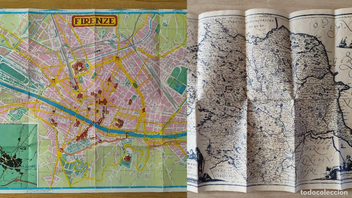 Mapas contempor&aacute;neos: PLANO DE FLORENCIA Y MAPA DE YORKSHIRE. - Foto 1