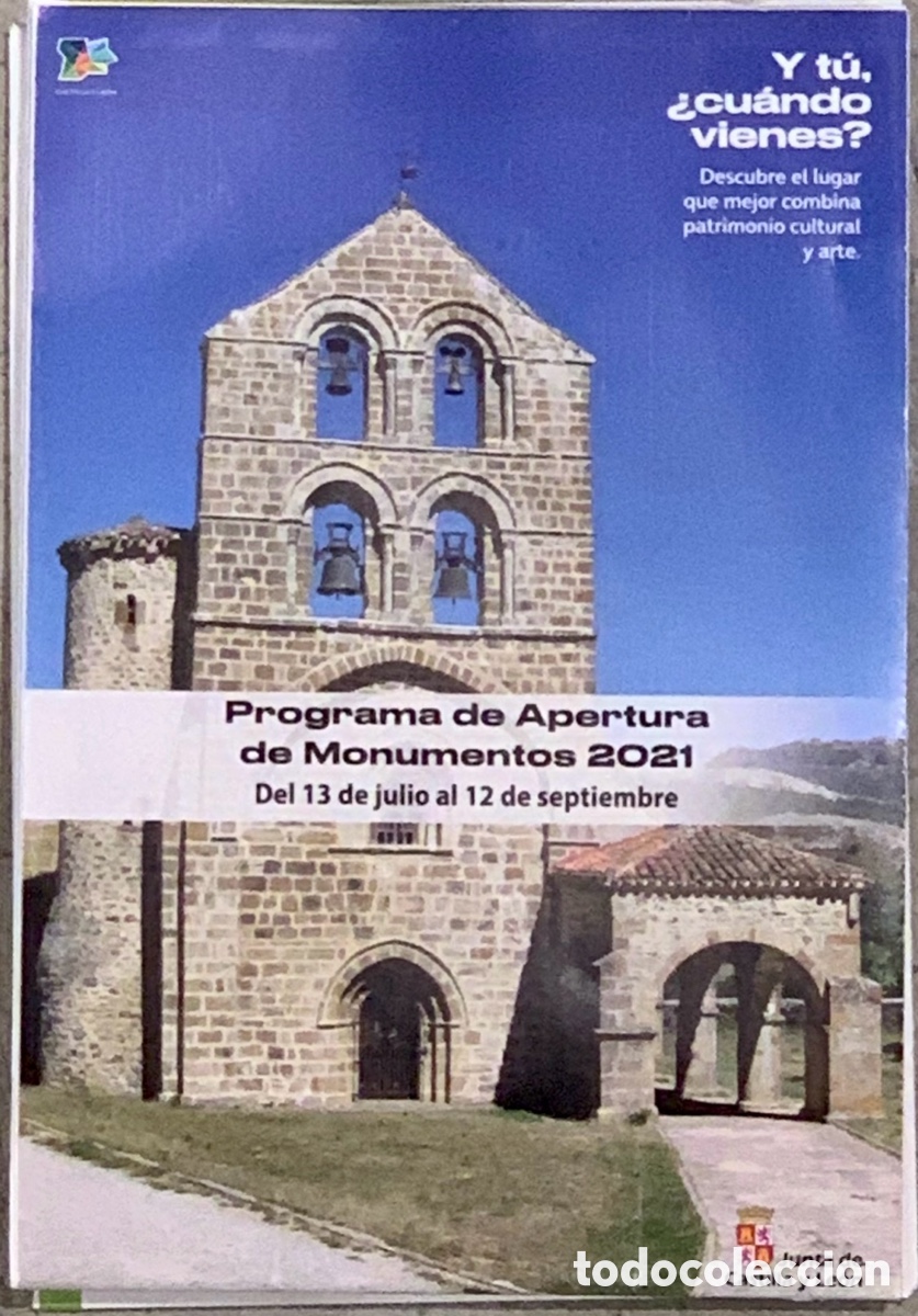 Mapas contempor&aacute;neos: Mapa. Programa de Apertura de Monumentos. Junta de Castilla y Le&oacute;n. - Foto 1