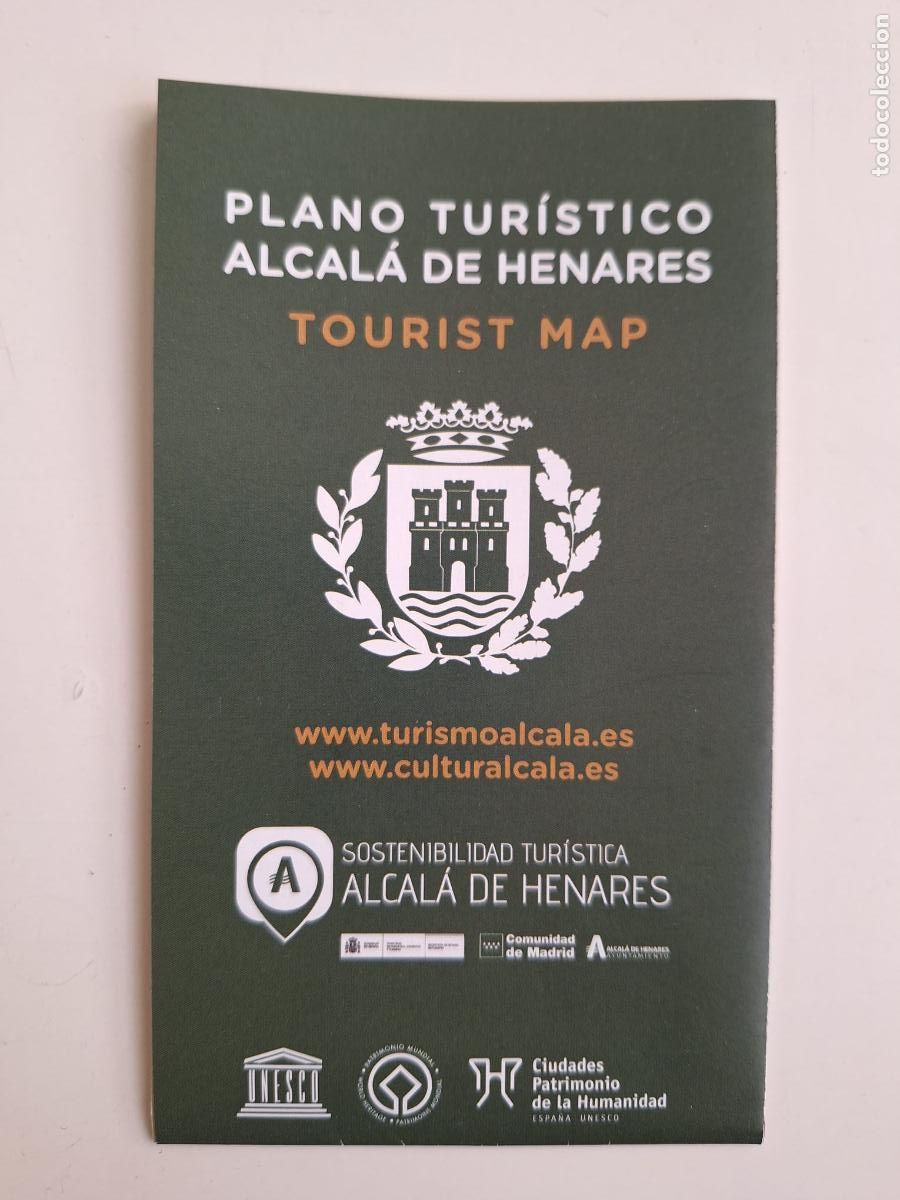 Mapas contempor&aacute;neos: Plano tur&iacute;stico de la ciudad de Alcal&aacute; de Henares Comunidad de Madrid Patrimonio de la Humanidad