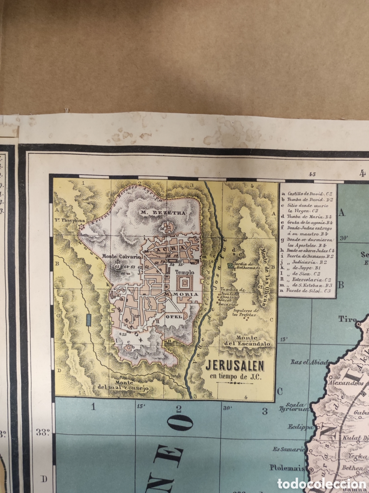 Mapas contempor&aacute;neos: Mapa de Palestina 1890 - Foto 8