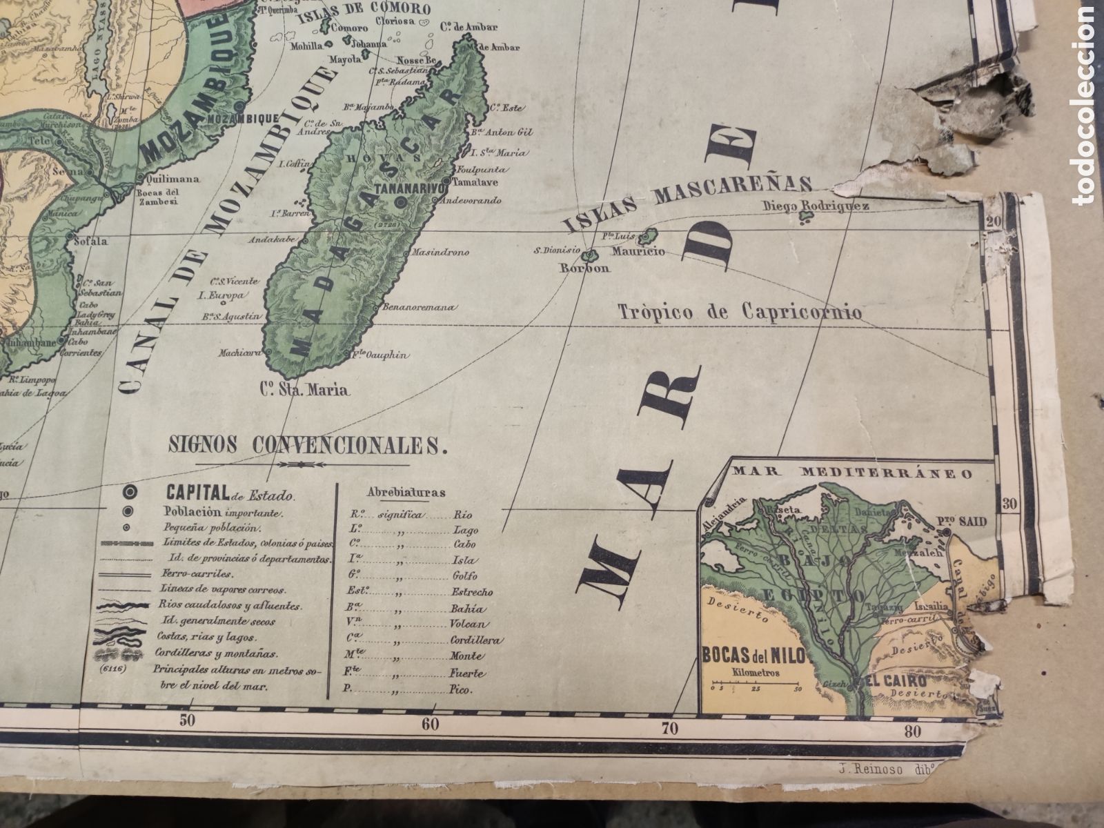 Mapas contempor&aacute;neos: Mapa de &Aacute;frica de 1888 - Foto 4