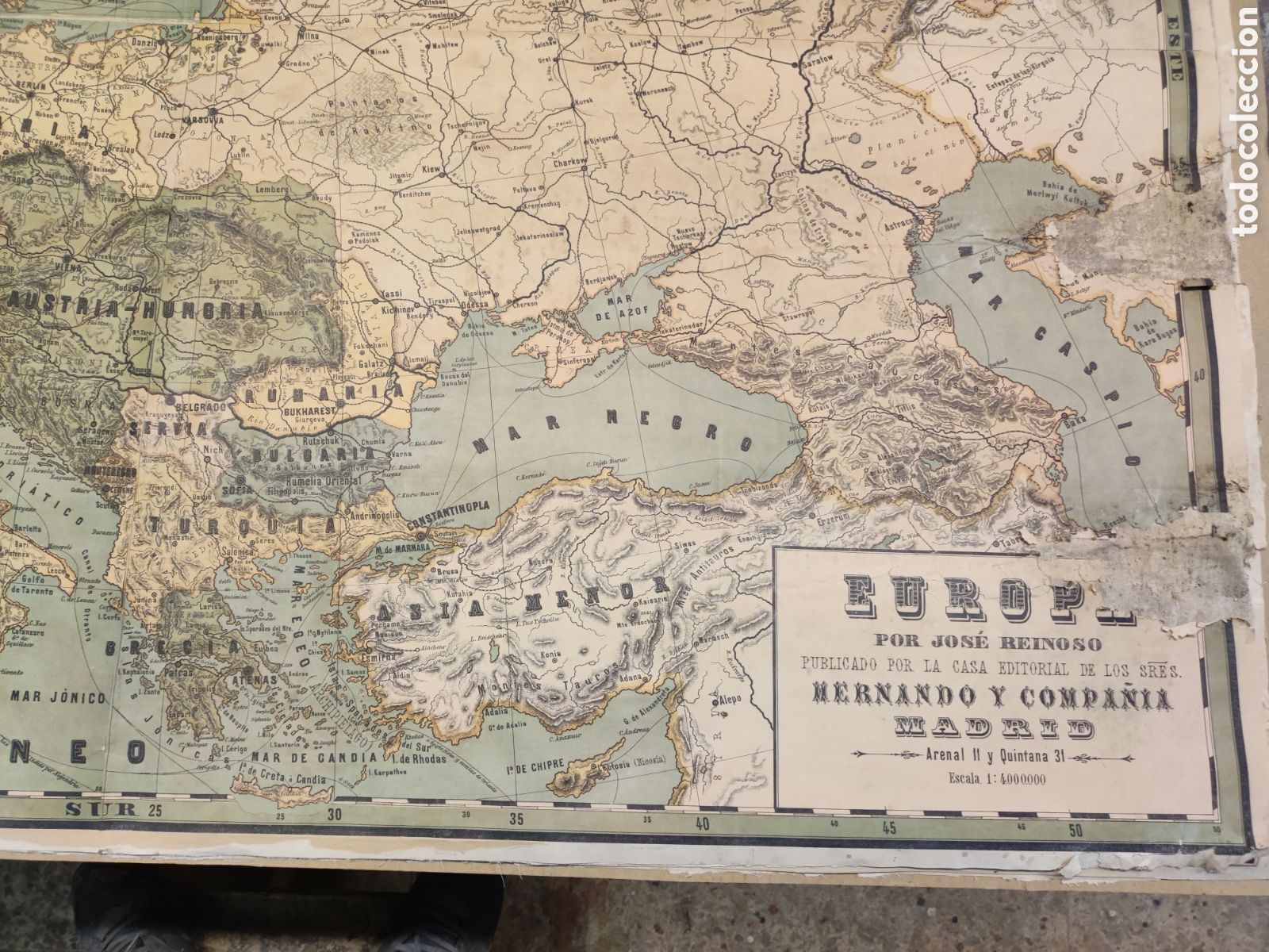 Mapas contempor&aacute;neos: Mapa de Europa de 1888 - Foto 3