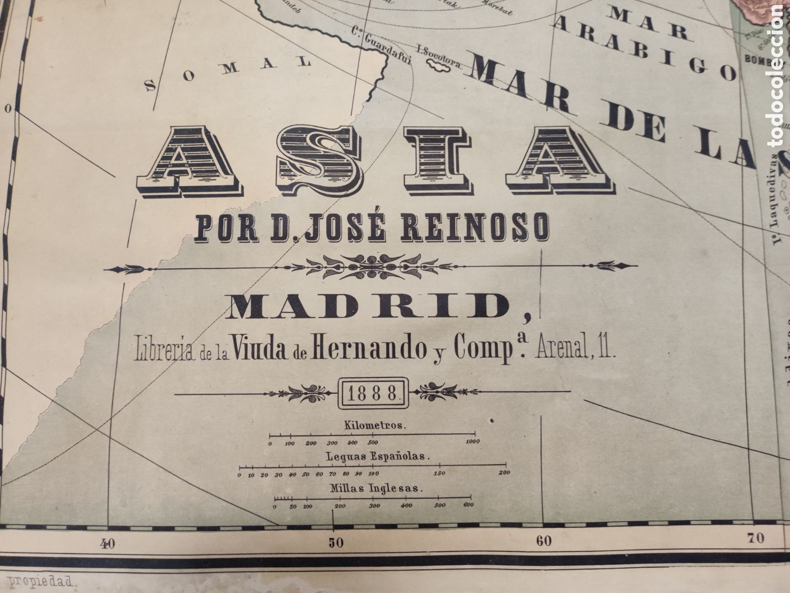 Mapas contempor&aacute;neos: Mapa de Asia de 1888 - Foto 6