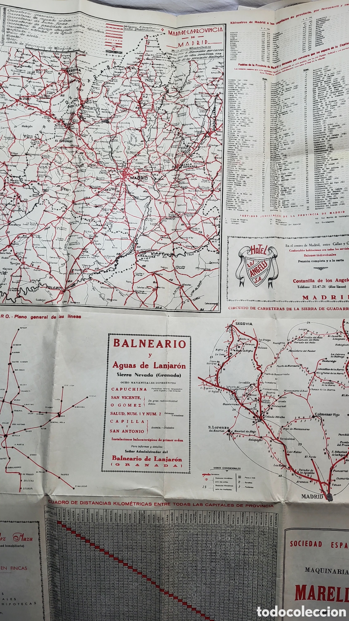 Mapas contempor&aacute;neos: Mapa antigua plano de Madrid - Foto 8