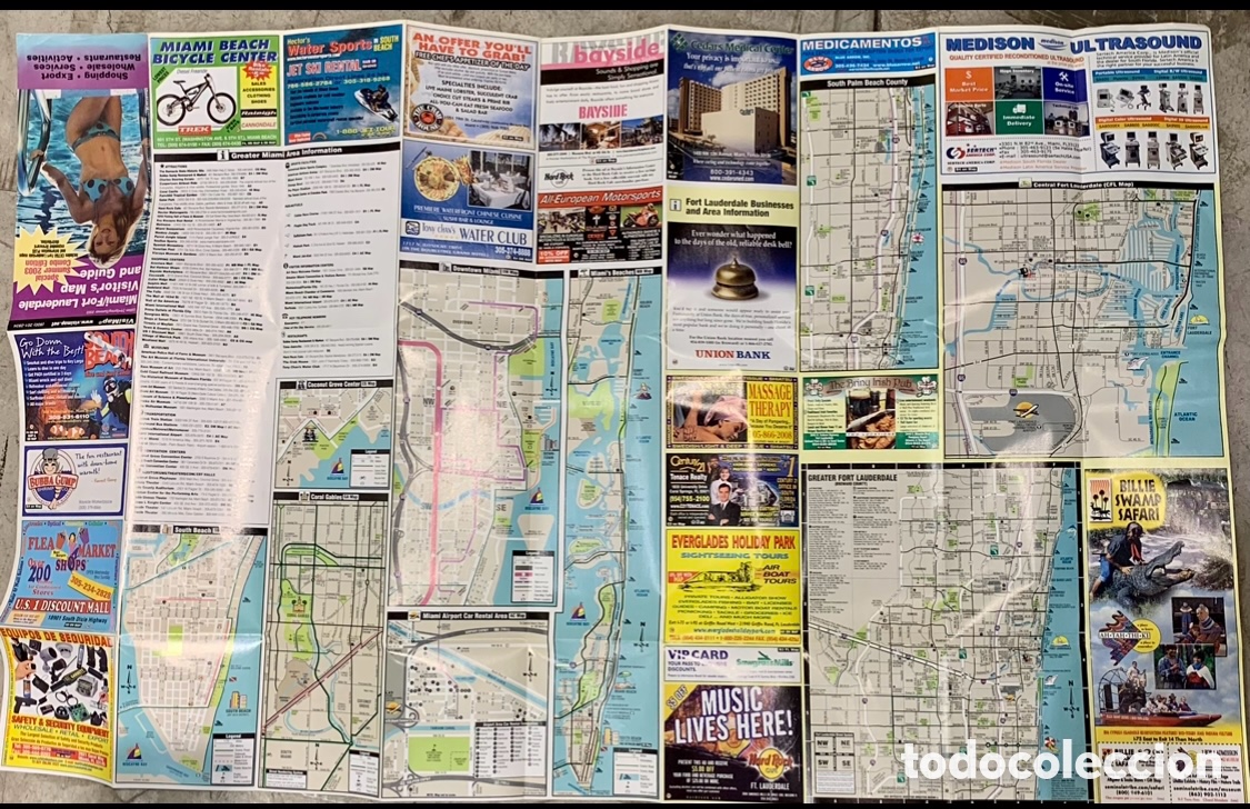 Mapas contempor&aacute;neos: Mapa. Miami/Fort Lauderdale. 2003. - Foto 3