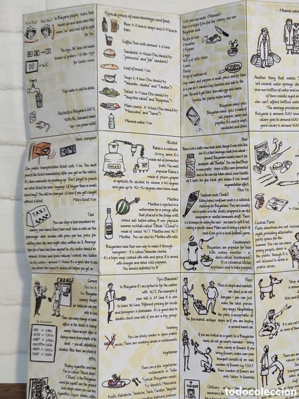 Mapas contempor&aacute;neos: Plano mapa miniatura c&oacute;mic Sof&iacute;a Cartoon Map - Foto 7