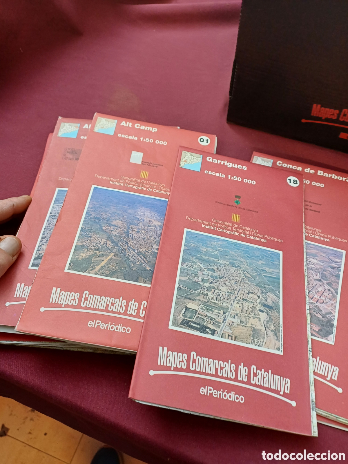 Mapas contempor&aacute;neos: COLECCI&Oacute;N MAPAS COMARCALES DE CATALU&Ntilde;A, COMPLETA 41 MAPAS - Foto 3