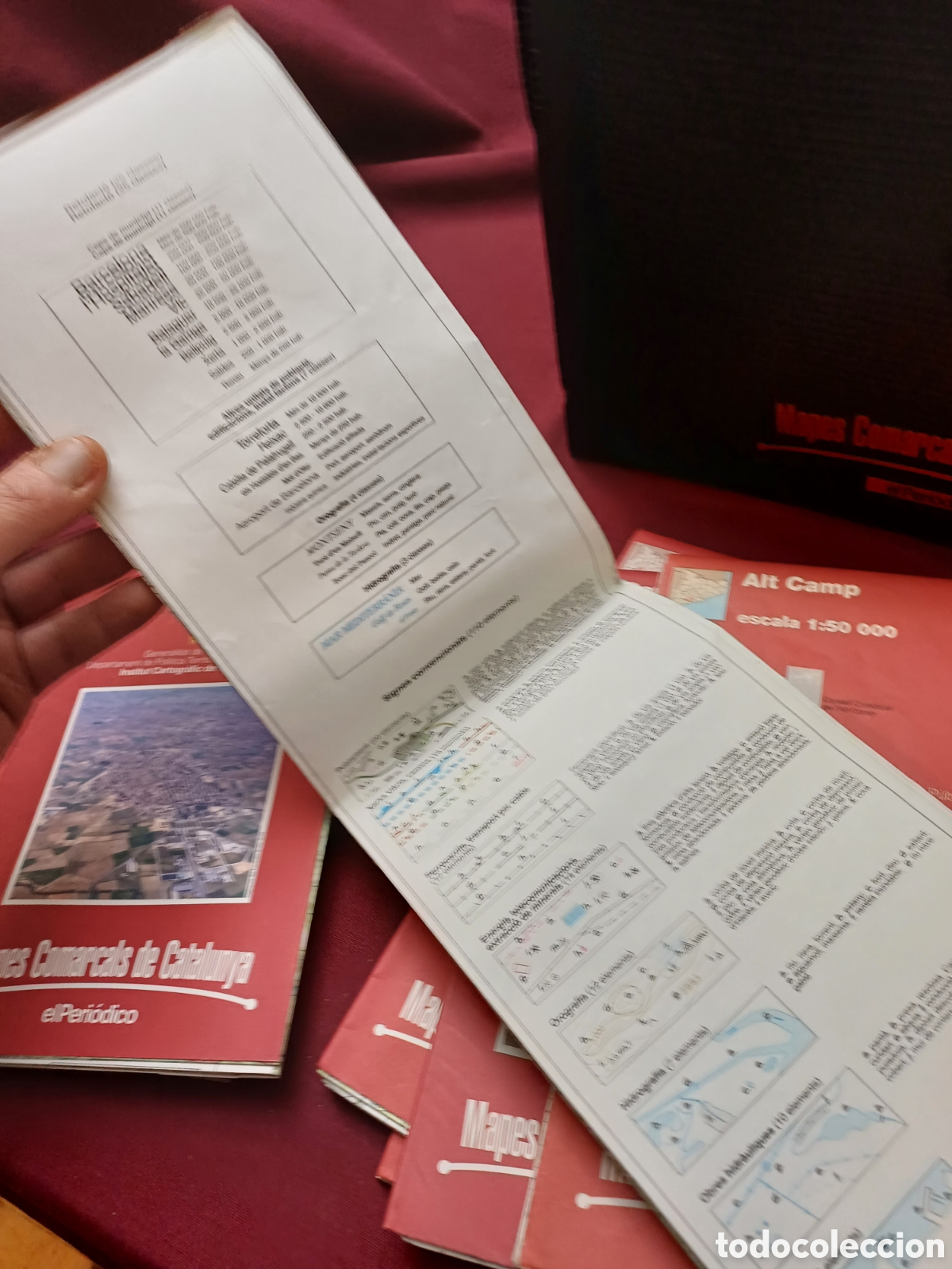 Mapas contempor&aacute;neos: COLECCI&Oacute;N MAPAS COMARCALES DE CATALU&Ntilde;A, COMPLETA 41 MAPAS - Foto 4