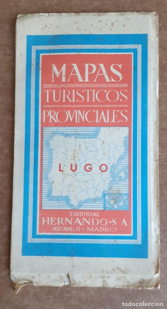 Mapas contempor&aacute;neos: Mapa tur&iacute;stico provinciales LUGO - Ed. Hernando - Foto 1