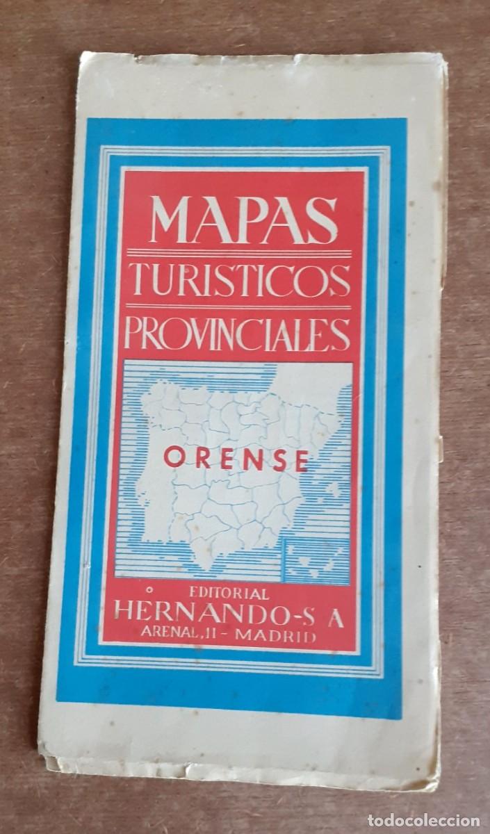 Mapas contempor&aacute;neos: Mapa tur&iacute;stico provinciales ORENSE -- Ed. Hernando - Foto 1