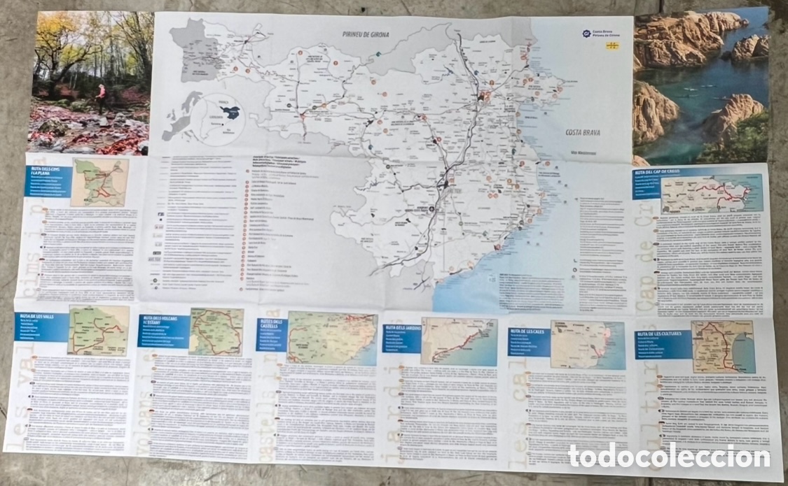 Mapas contempor&aacute;neos: Mapa. Costa Brava. Pirineu de Girona. 2000. - Foto 2