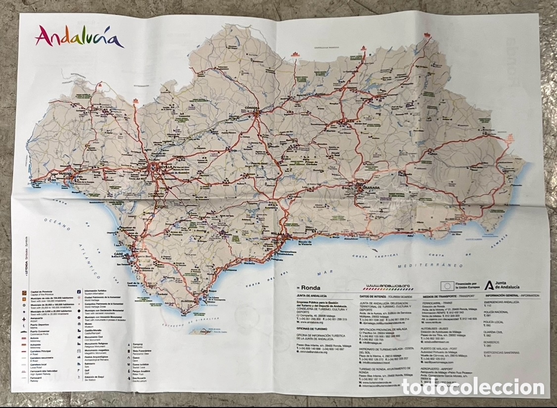 Mapas contempor&aacute;neos: Mapa. Ronda. Malaga. 2022. - Foto 2