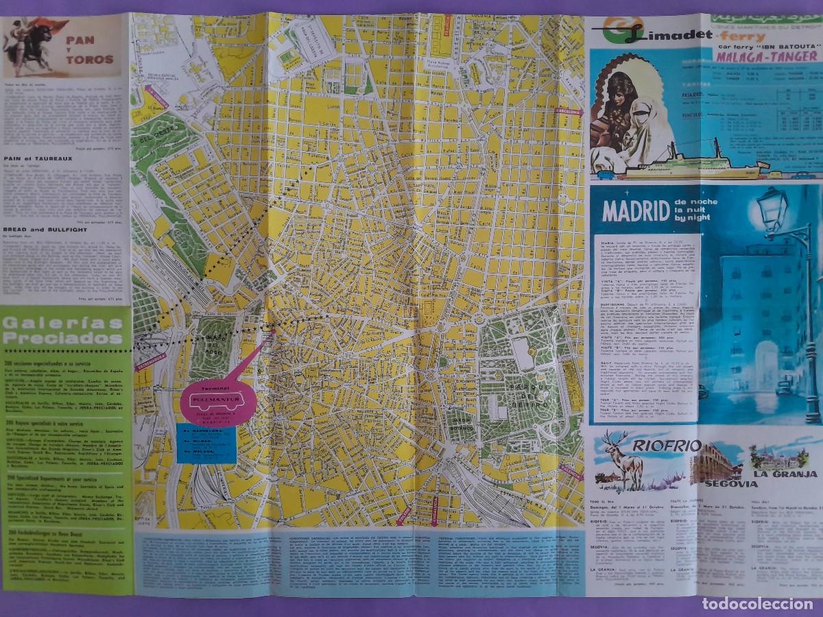 Mapas contempor&aacute;neos: MAPA PLANO GUIA CIUDAD DE MADRID EXCURSIONES PULLMATUR - Foto 2