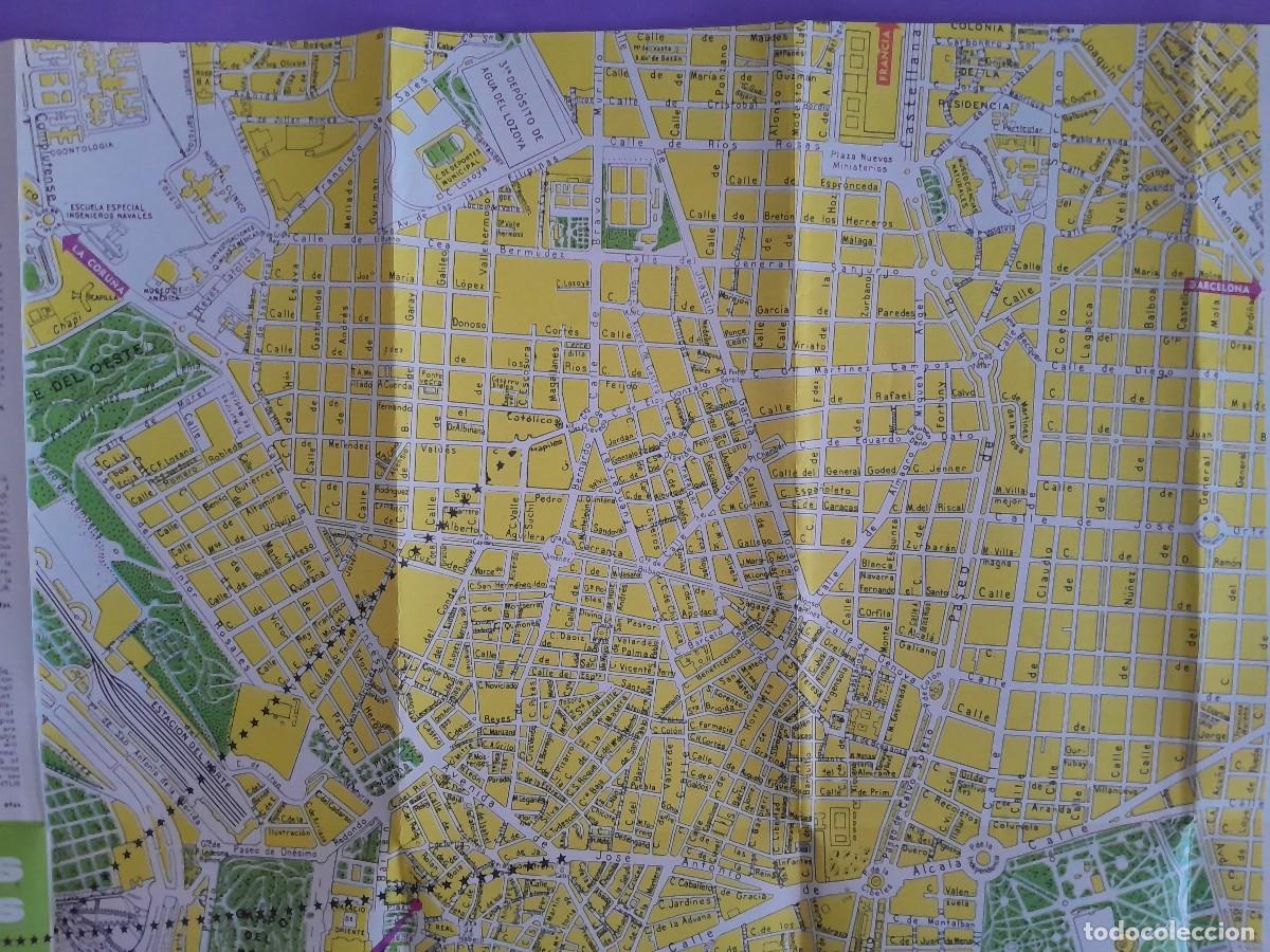 Mapas contempor&aacute;neos: MAPA PLANO GUIA CIUDAD DE MADRID EXCURSIONES PULLMATUR - Foto 3