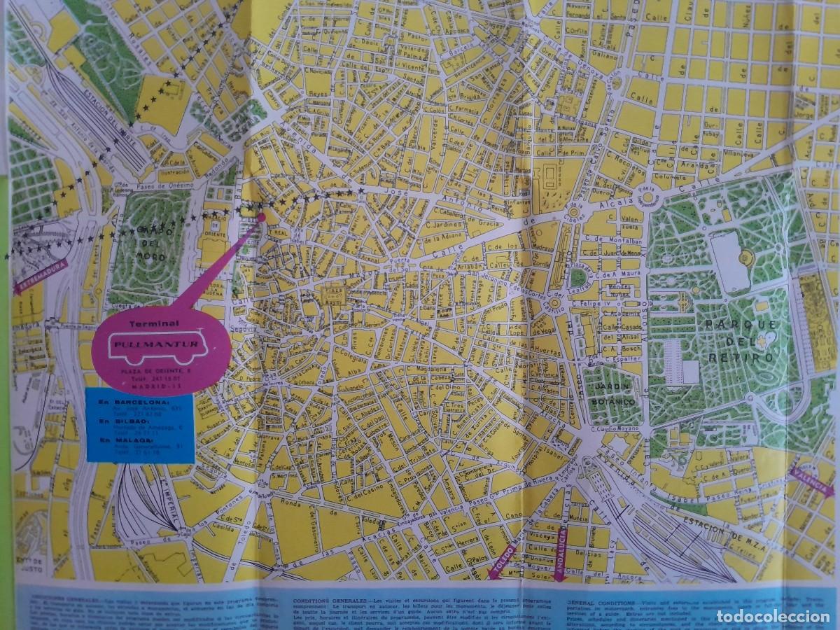 Mapas contempor&aacute;neos: MAPA PLANO GUIA CIUDAD DE MADRID EXCURSIONES PULLMATUR - Foto 4