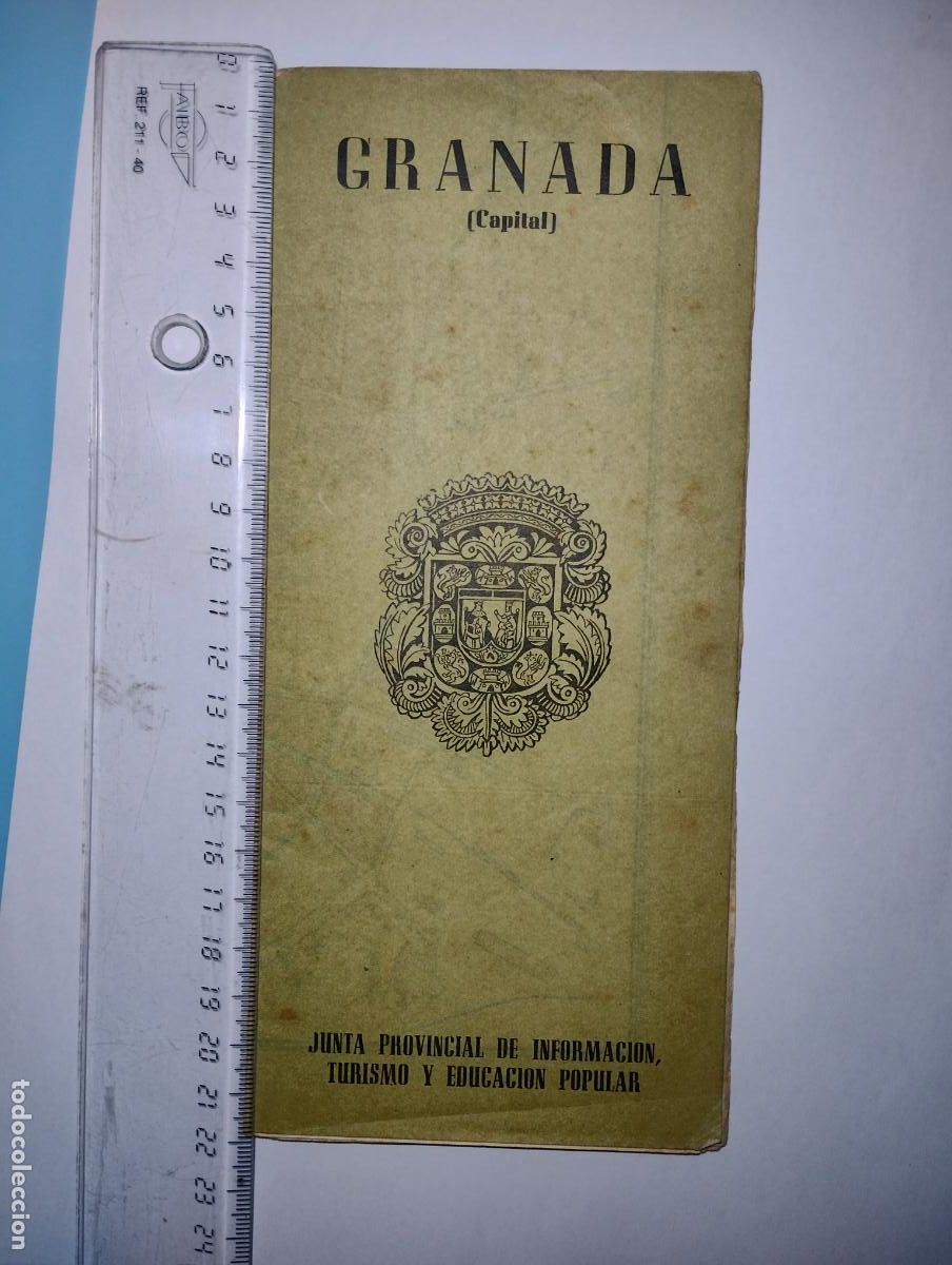 Mapas contempor&aacute;neos: Mapa y gu&iacute;a de Granada. 1962. - Foto 1