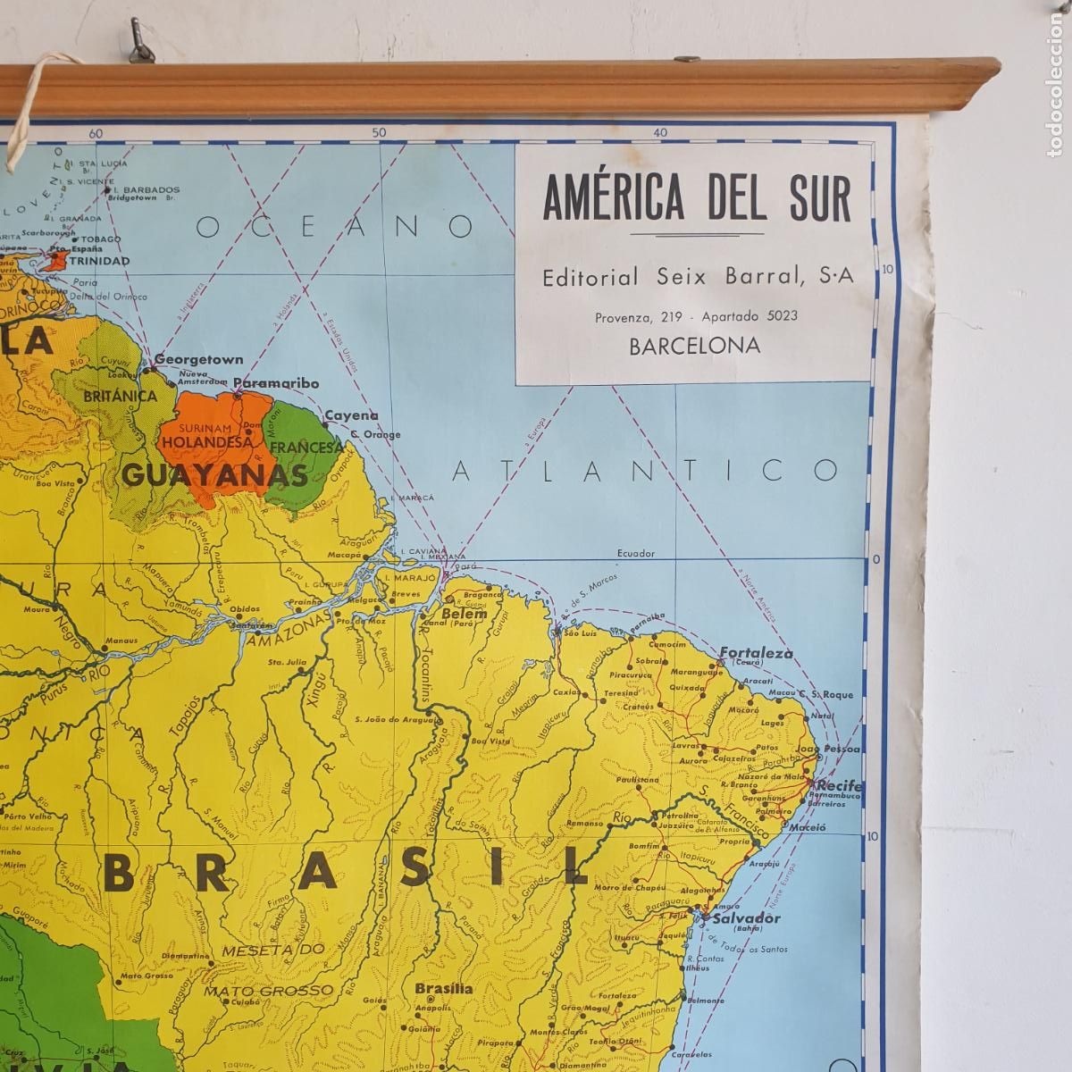 Mapas contempor&aacute;neos: ANTIGUO MAPA DE AM&Eacute;RICA DEL SUR - Foto 2