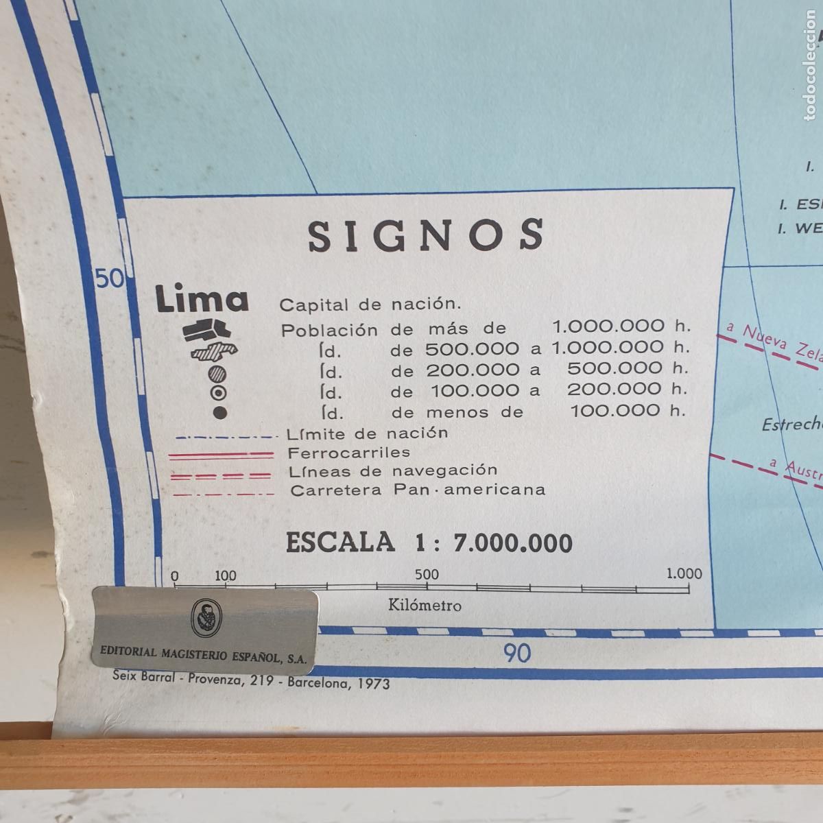 Mapas contempor&aacute;neos: ANTIGUO MAPA DE AM&Eacute;RICA DEL SUR - Foto 6
