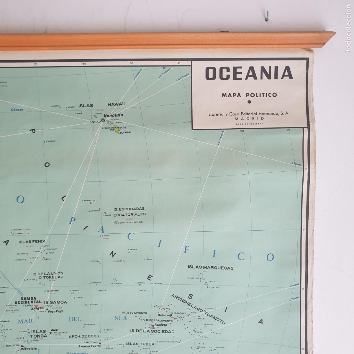 Mapas contempor&aacute;neos: ANTIGUO MAPA POLITICO DE OCEANIA - Foto 2