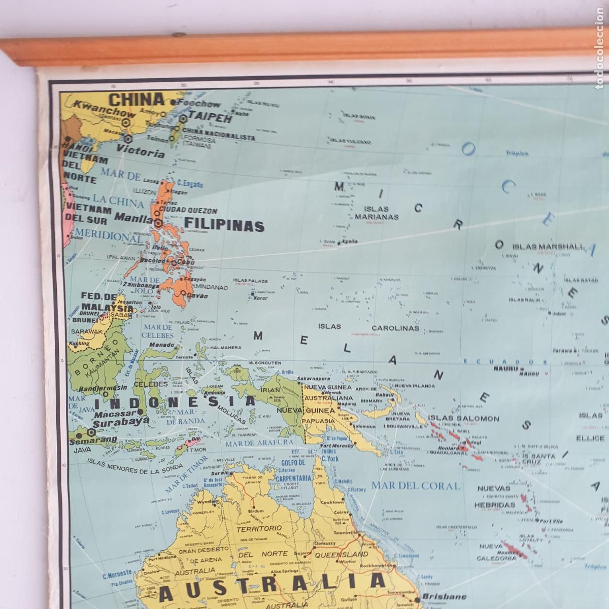 Mapas contempor&aacute;neos: ANTIGUO MAPA POLITICO DE OCEANIA - Foto 3