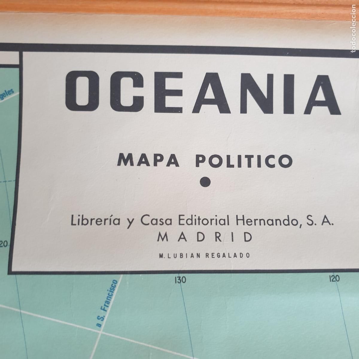 Mapas contempor&aacute;neos: ANTIGUO MAPA POLITICO DE OCEANIA - Foto 7