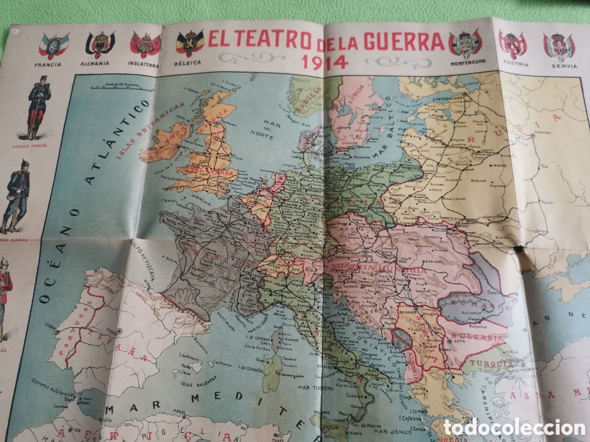 Mapas contempor&aacute;neos: Mapa el teatro de la guerra - Foto 1