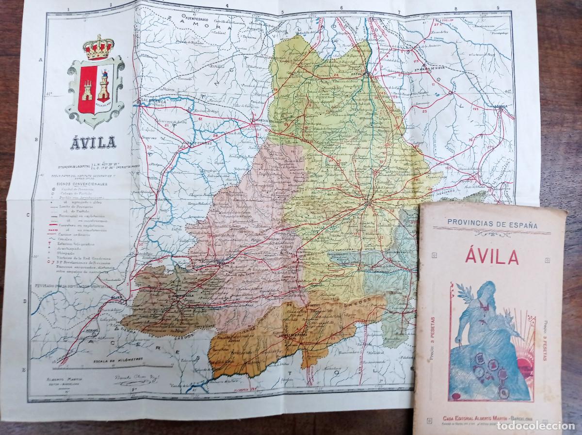 Mapas contempor&aacute;neos: MAPA DE AVILA ENTELADO EDITORIAL MARIN - Foto 1